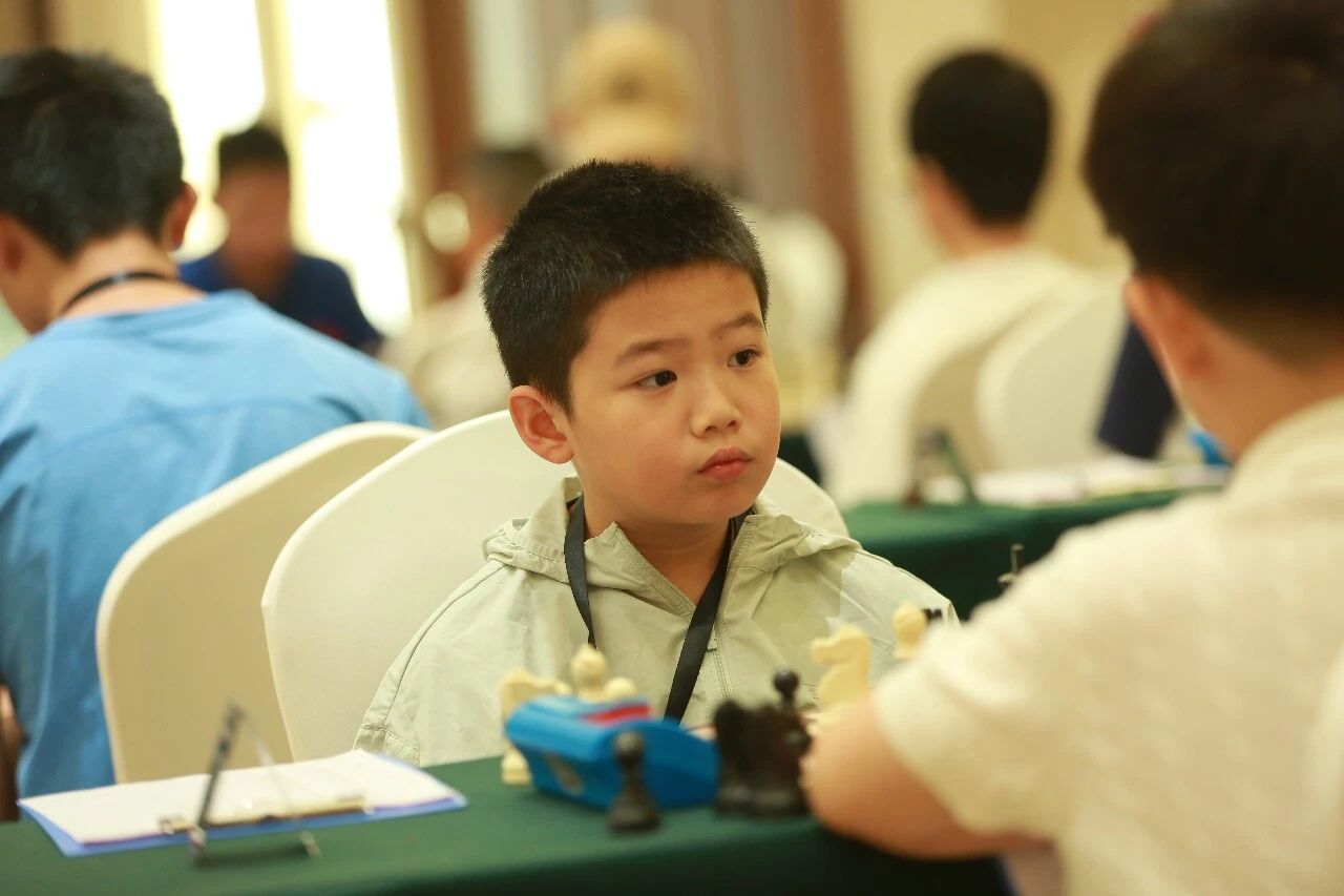 呼和浩特棋协大师赛参赛小棋手