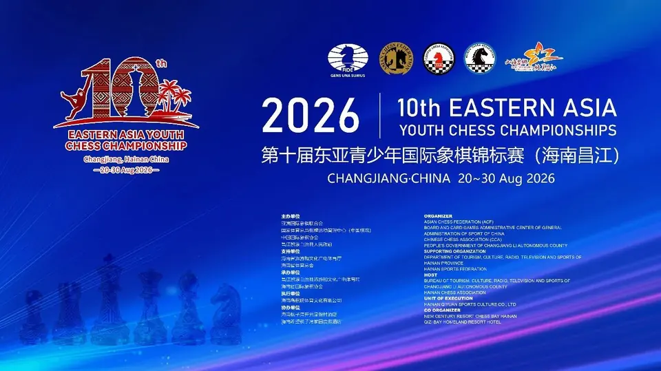 第十届东亚青少年国际象棋锦标赛官方收官图片