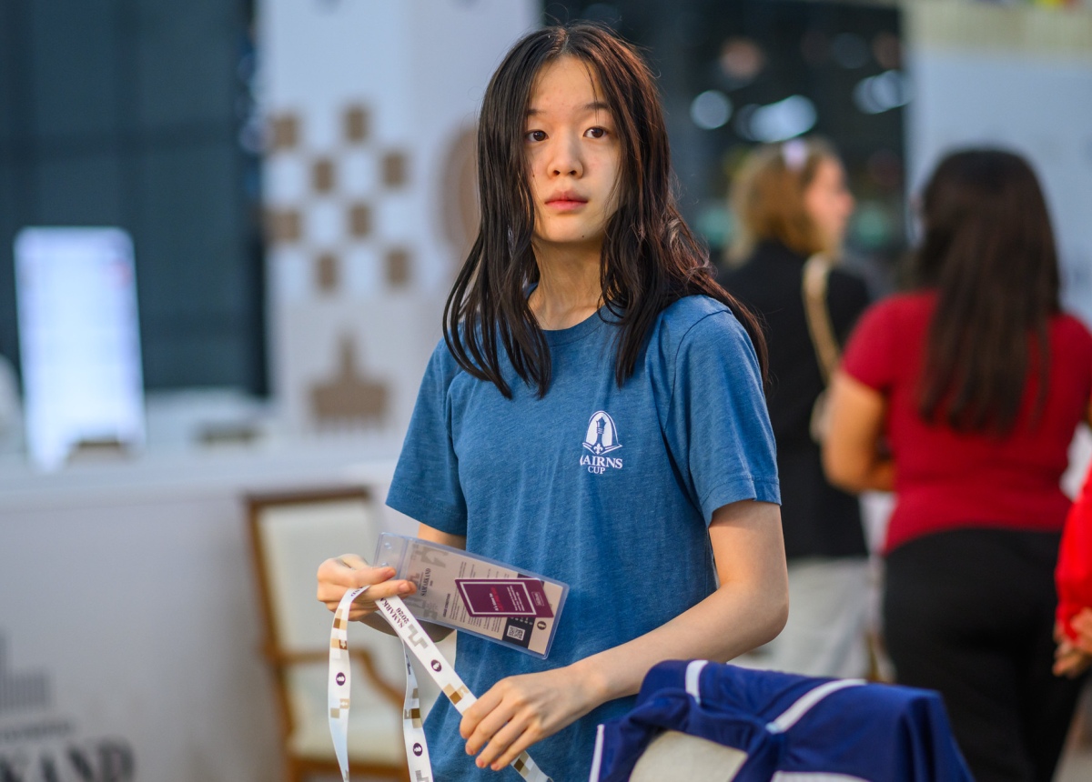 奥赛赛场上的Alice Lee。