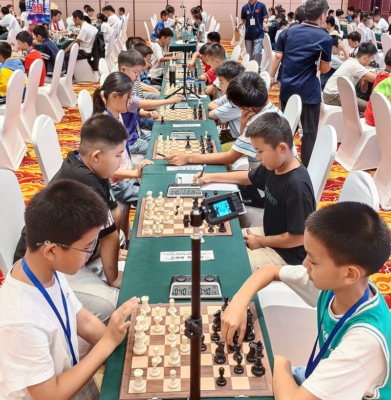 山东省国际象棋棋士等级赛泰安站赛事照片。