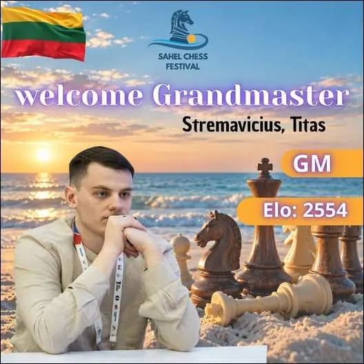 赛事发布的Titas Stremavicius参赛介绍海报。