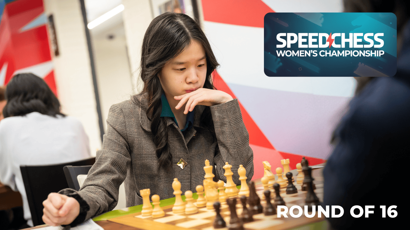爱丽丝·李参加2026女子快棋锦标赛16强战的原文主图