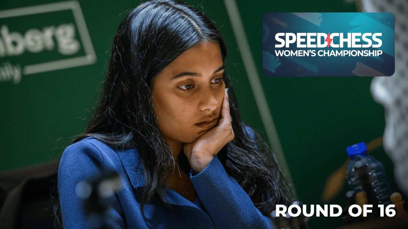 迪维娅参加2026女子快棋锦标赛16强赛
