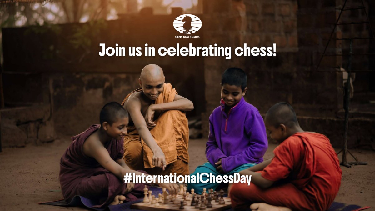 2026国际象棋日活动海报